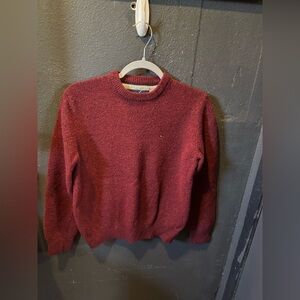 Men’s Tommy Hilfiger Burgundy Crewneck Sweater Size Medium